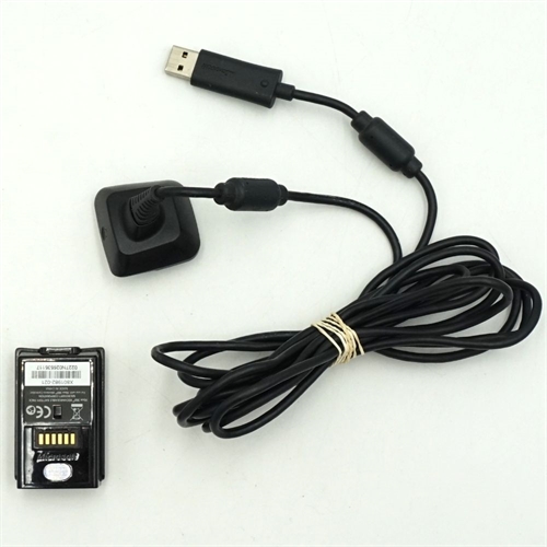 Originalt Genopladeligt Batteri og Ladekabel til Controller - XBOX 360 Tilbehør (B Grade) (Genbrug)